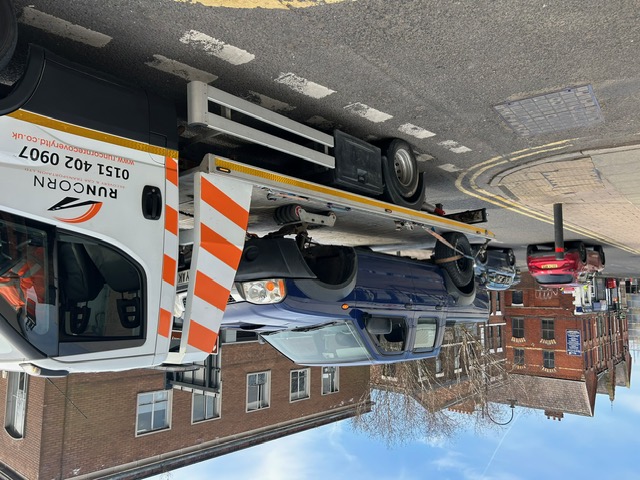 Recovery truck ready for dispatch